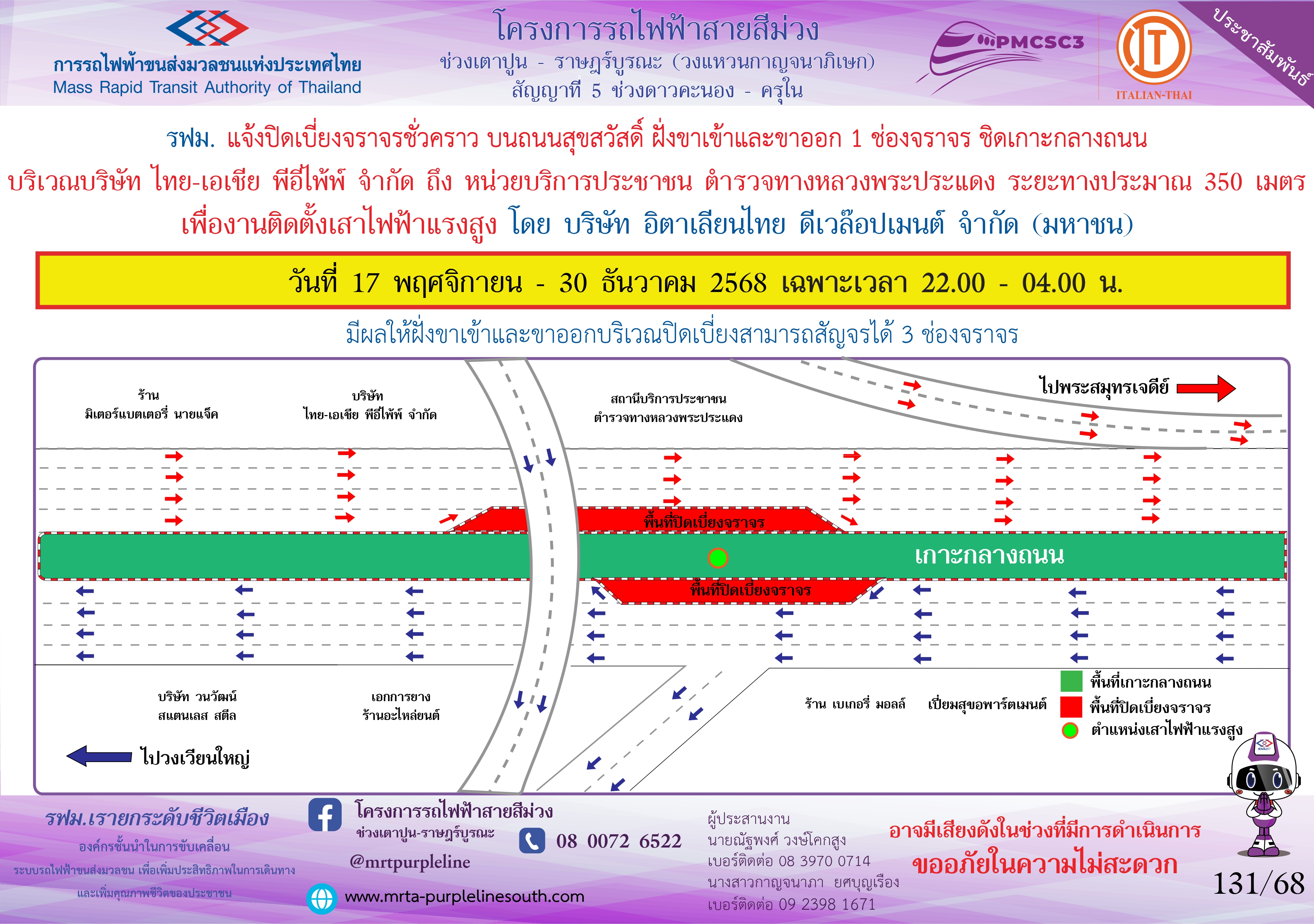 งานติดตั้งเสาไฟฟ้าแรงสูง บริษัท ไทย-เอเซีย พีอีไพ้พ์ จำกัด