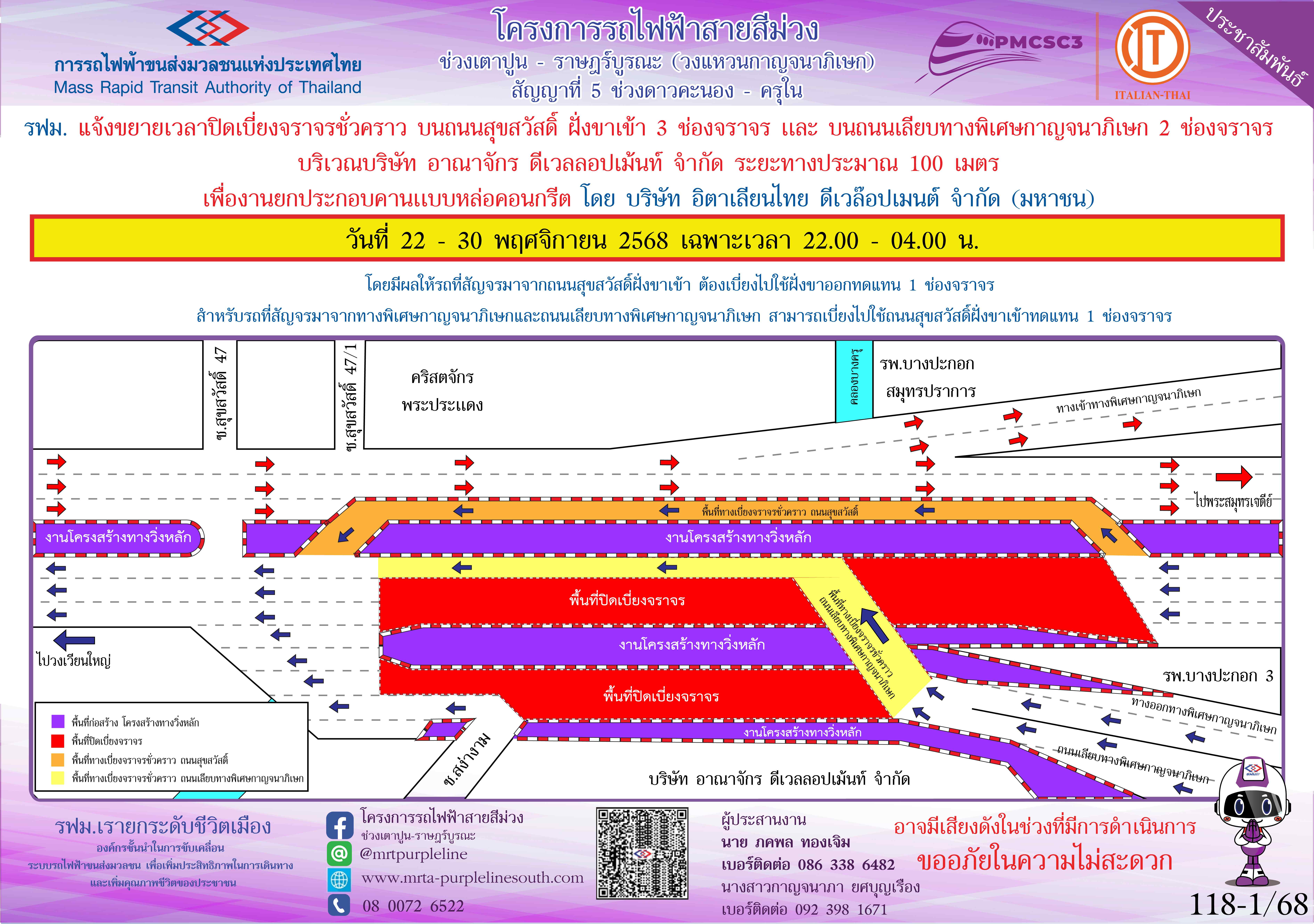 งานยกประกอบคานแบบหล่อคอนกรีต บริษัท อาณาจักร ดีเวลอปเม้นท์ จำกัด